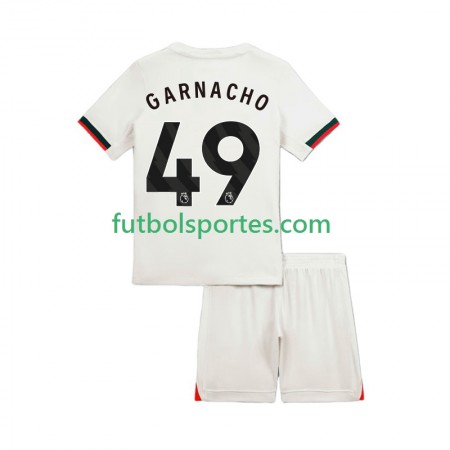 Camiseta Chelsea Alejandro Garnacho 49 Niño Segunda Equipación 2025/2026